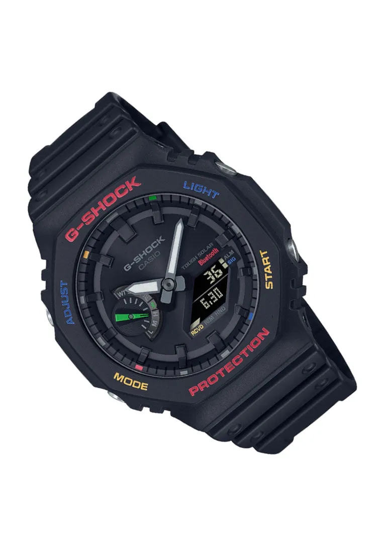 Casio GA-B2100FC-1A Digital Analog Rubber Strap Watch for Men