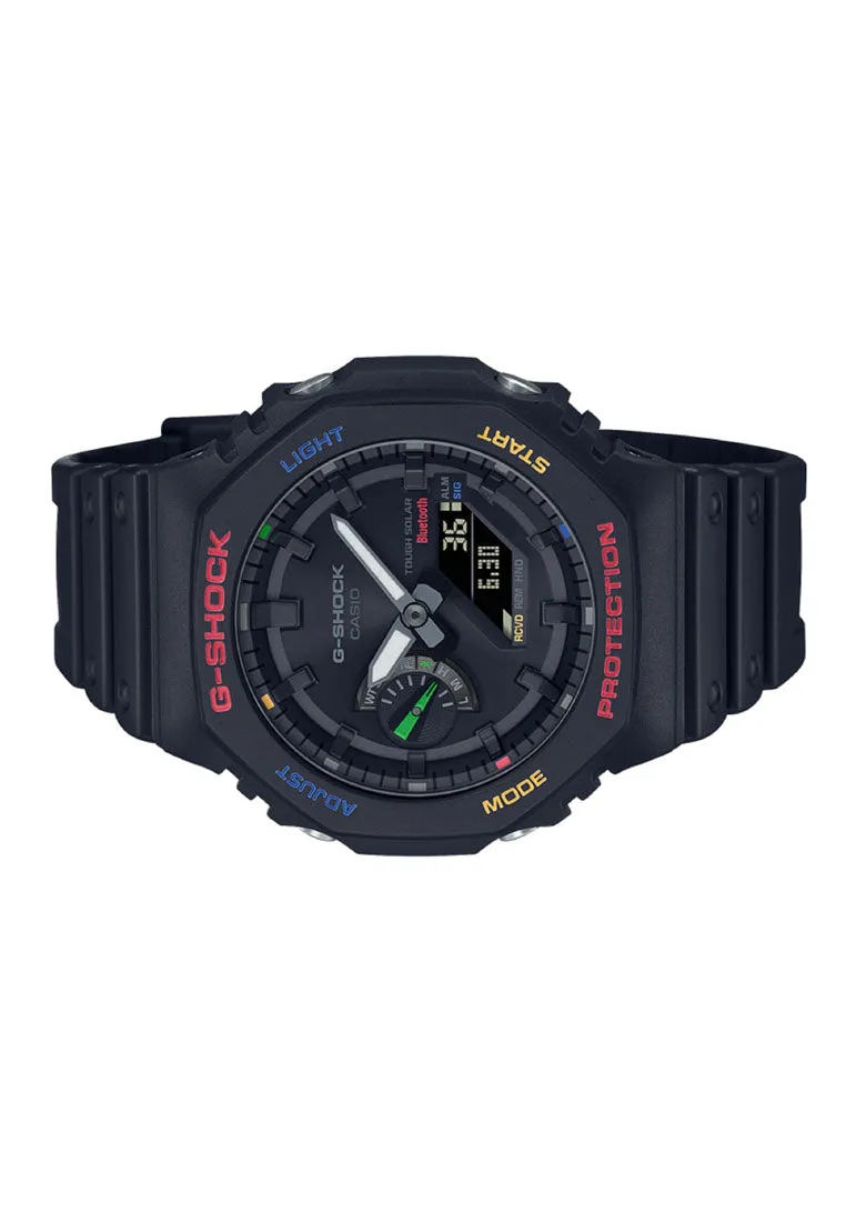Casio GA-B2100FC-1A Digital Analog Rubber Strap Watch for Men