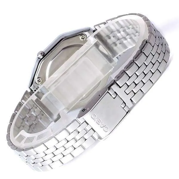 Casio LA680WA-2BDF Silver Stainless Watch for Women