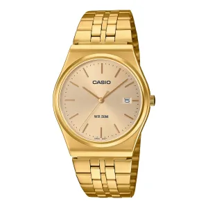 Casio Men's Analog Retro Look Minimalist Dial Watch MTPB145G-9A MTP-B145G-9A