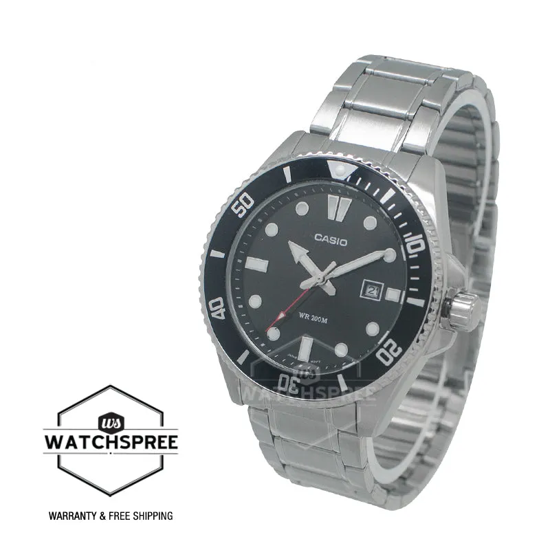 Casio Men's Analog Sporty Stainless Steel Band Watch MDV107D-1A1 MDV-107D-1A1