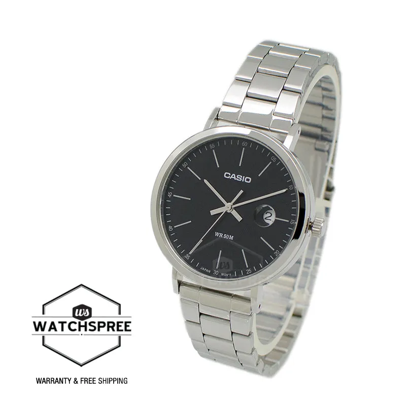 Casio Men's Analog Stainless Steel Band Watch MTPE175D-1E MTP-E175D-1E