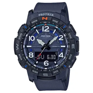 Casio Men's Bluetooth Watch - Pro Trek Ana-Digi Dial Blue Strap | PRTB50-2