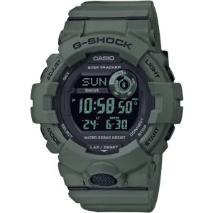 Casio Men's Digital Watch - G-Shock G-Squad 800 Series Green Resin Strap | GBD800UC-3