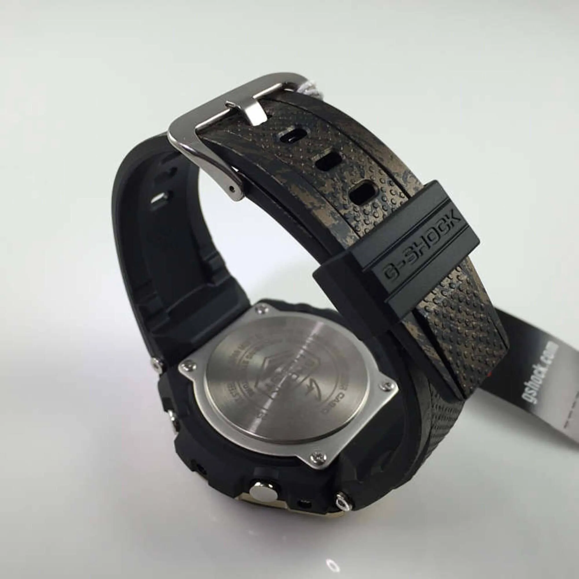 Casio Men's Watch - G-Shock Gold and Black Analog-Digital Dial Strap | GST-200CP-9ACR
