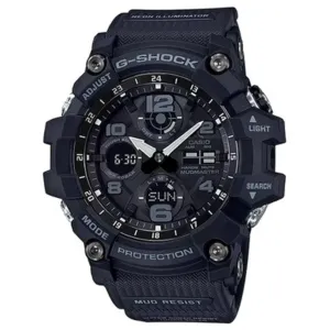 Casio Men's Watch - G-Shock Master of G Mudmaster Black Ana-Digi Dial | GSG100-1A