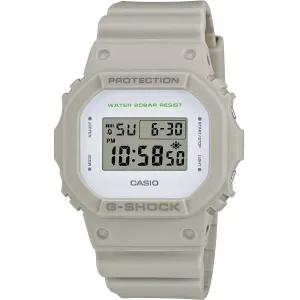 Casio Men's Watch - G-Shock Multi-Alarm Grey Resin Strap Digital Dial | DW5600M-8