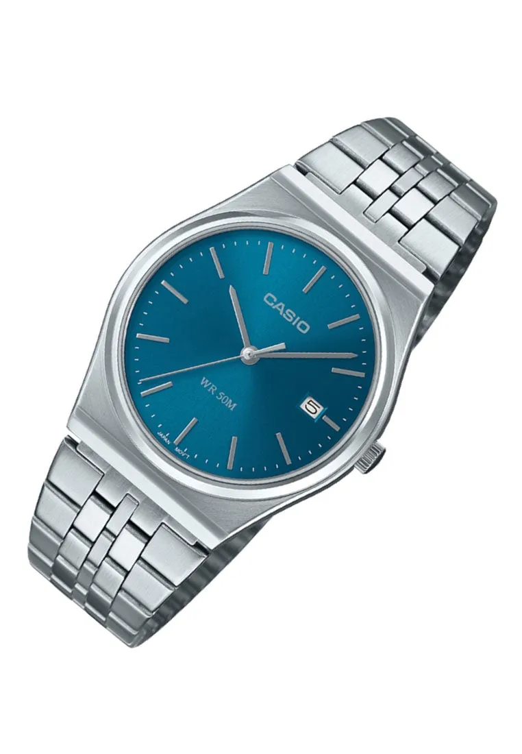 Casio MTP-B145D-2A2 Analog Stainless Steel Strap Watch For Men