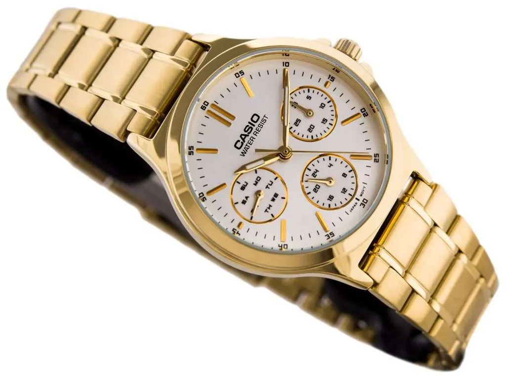Casio MTP-V300G-7A Gold Stainless Watch for Men