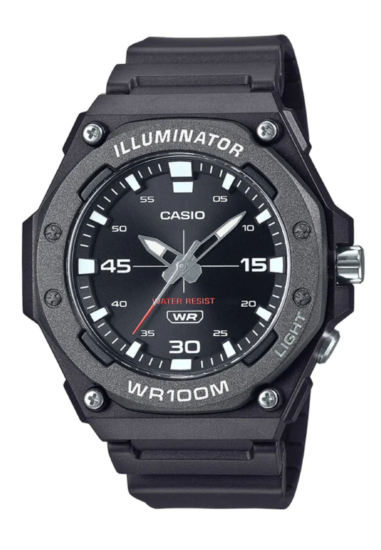Casio MW-620H-1A Analog Rubber Strap Watch for Men