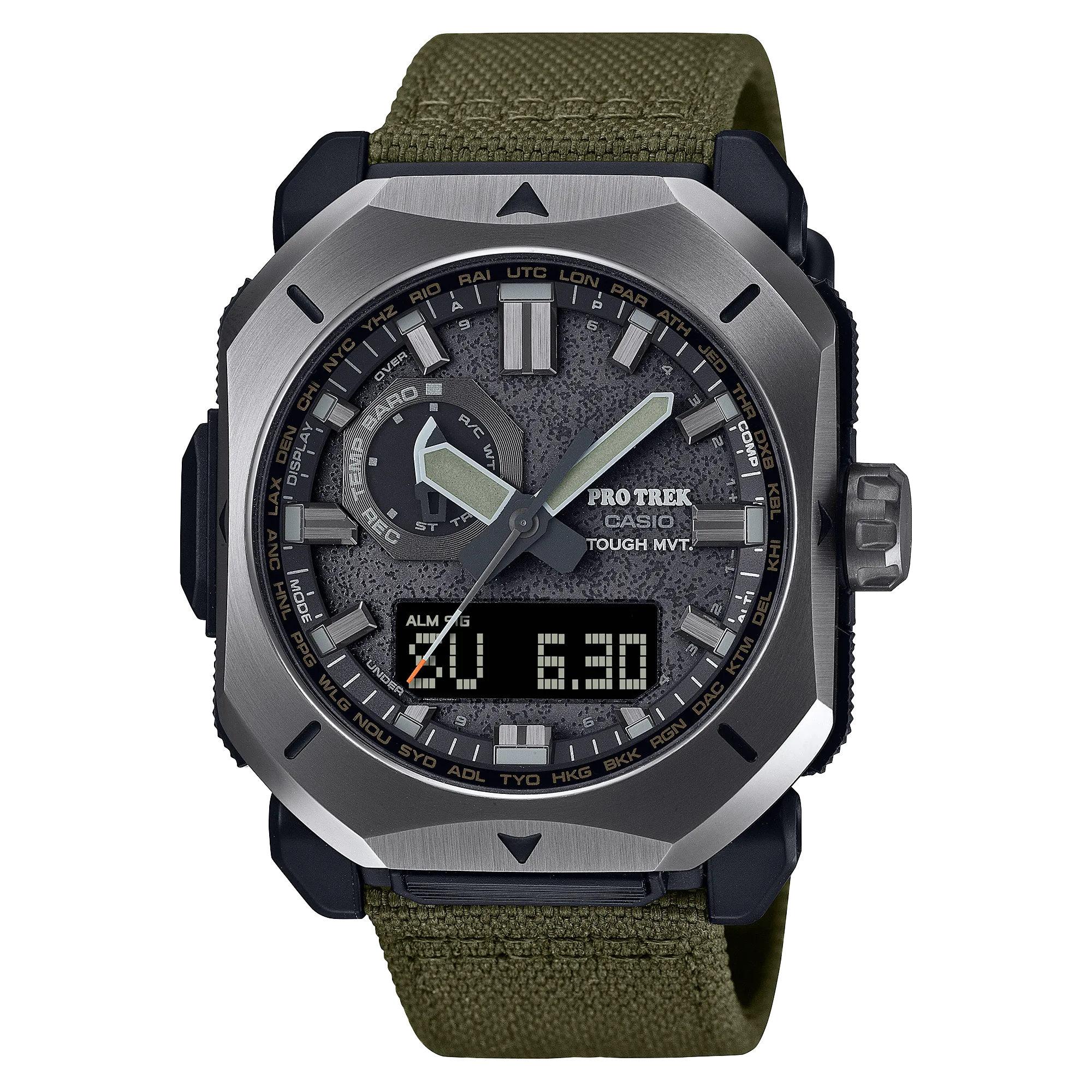 Casio Protrek Climber Line Solar Black Dial Watch PRW6900YB-3D