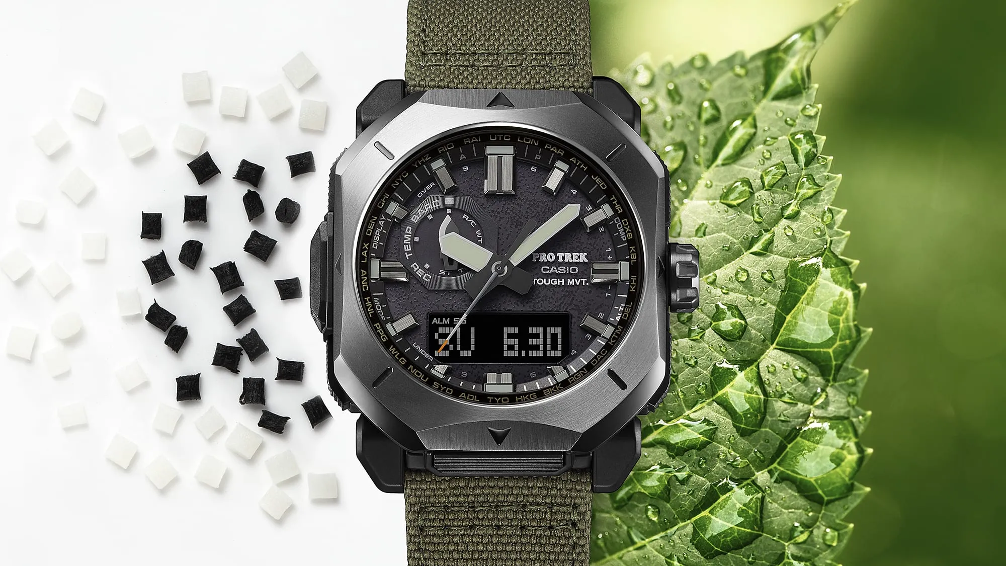 Casio Protrek Climber Line Solar Black Dial Watch PRW6900YB-3D