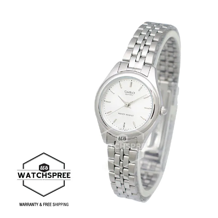 Casio Standard Ladies Silver Stainless Steel Band Watch LTP1129A-7A