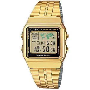 Casio Vintage A500WGA-1D Gold Plated Watch Unisex