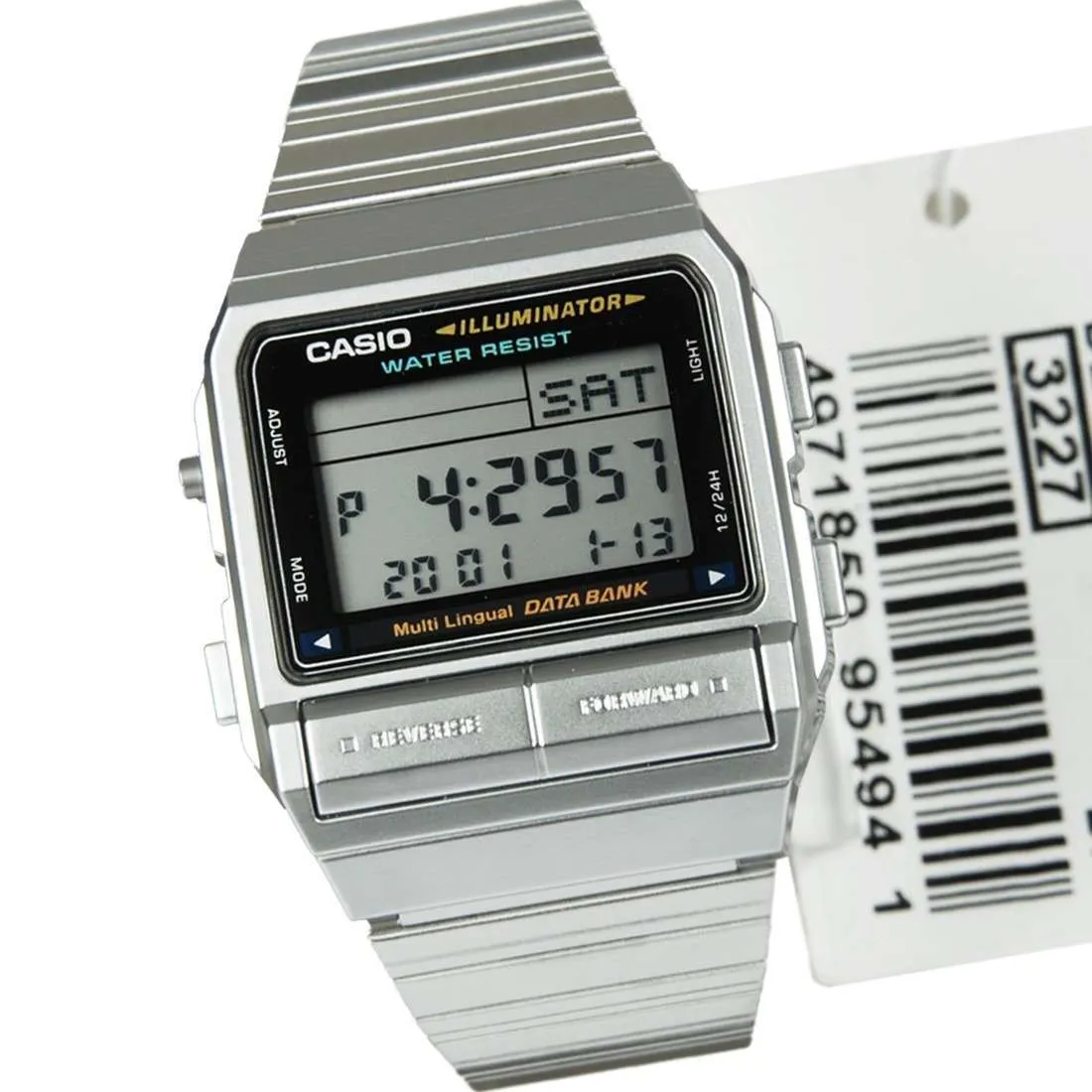Casio Vintage DB-380-1D Silver Stainless Watch For Men and Women