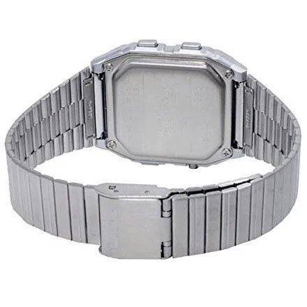 Casio Vintage DB-380-1D Silver Stainless Watch For Men and Women