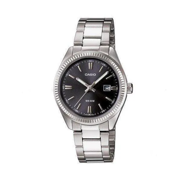 Casio Vintage LTP-1302D-1A1VDF Silver Watch for Women