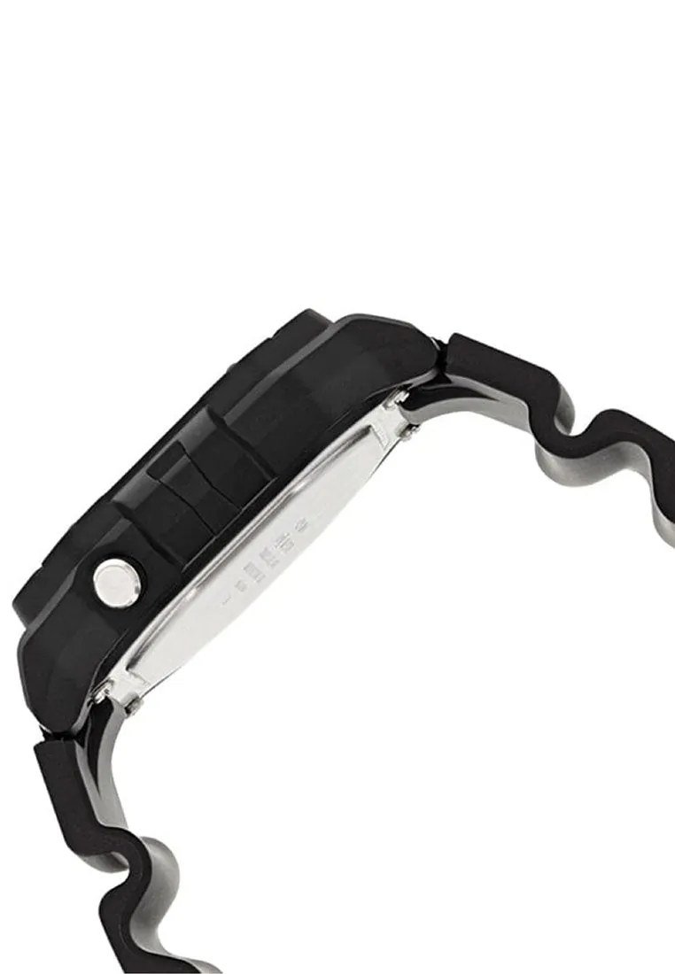 Casio W-218H-1B Black Resin Strap Watch for Men
