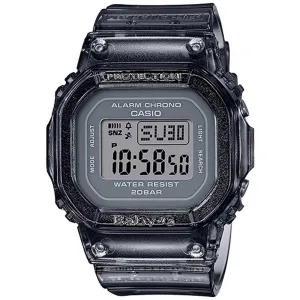 Casio Women's Quartz Watch - Baby-G Black Semi-Transparent Resin Strap | BGD560S-8