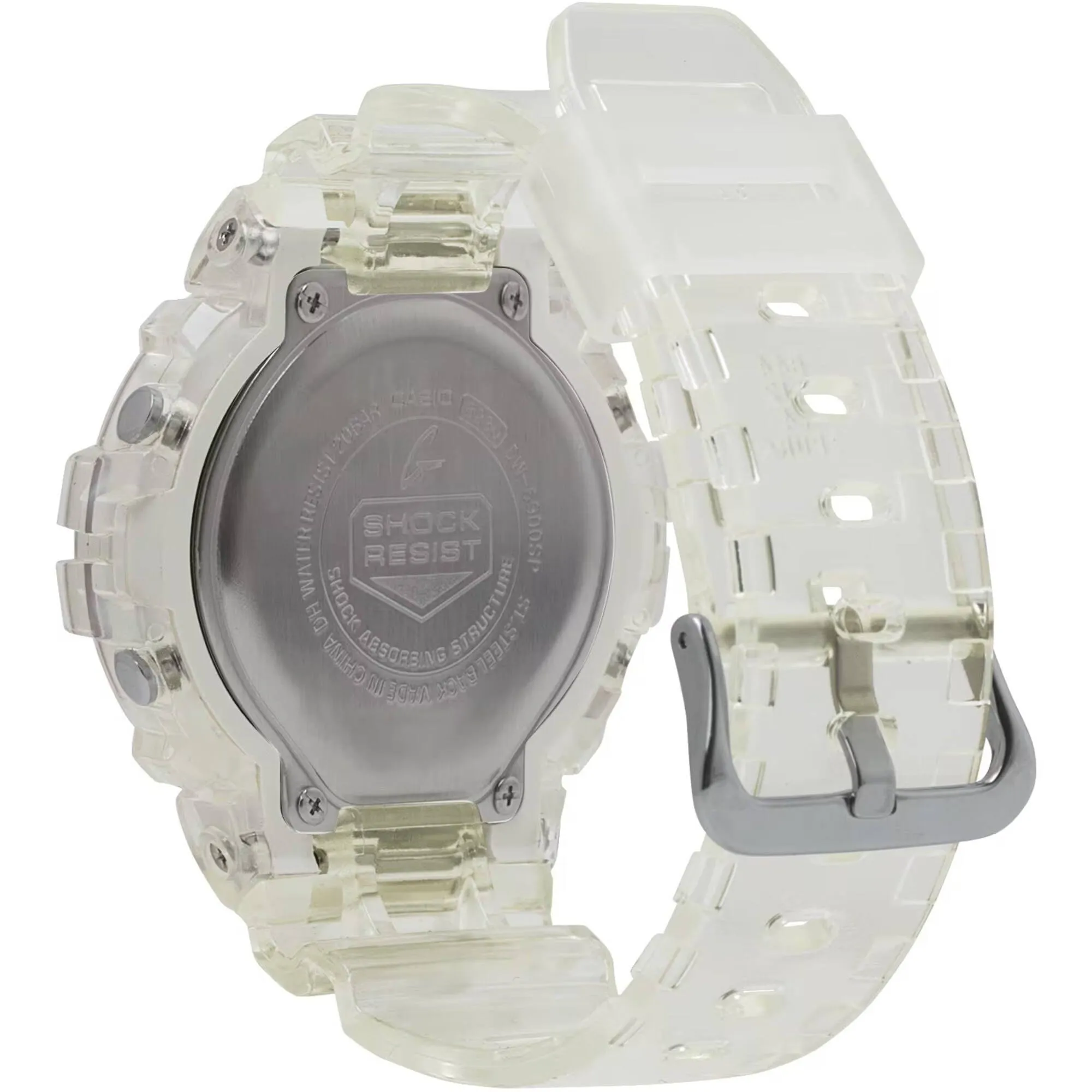 Casio Women's Watch - G-Shock Pink and Grey Ana-Digi Dial Resin Strap | GMDS6900SR-7