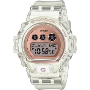 Casio Women's Watch - G-Shock Pink and Grey Ana-Digi Dial Resin Strap | GMDS6900SR-7