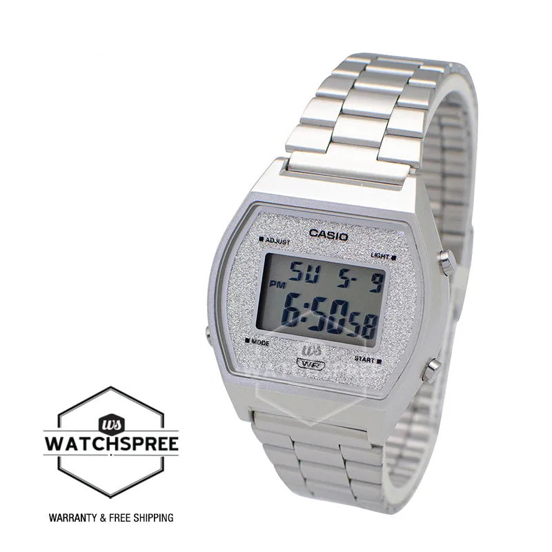 Casio Youth Vintage Digital Stainless Steel Band Watch B640WDG-7D B640WDG-7