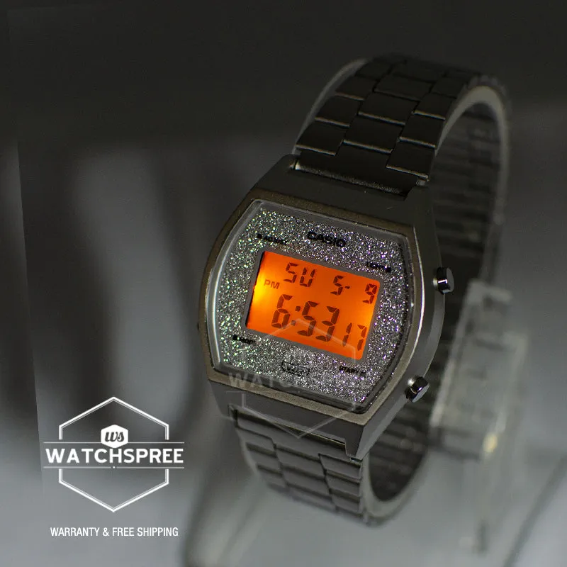 Casio Youth Vintage Digital Stainless Steel Band Watch B640WDG-7D B640WDG-7