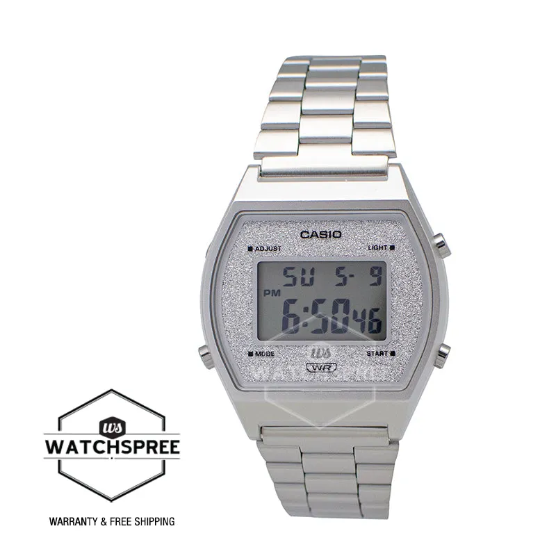 Casio Youth Vintage Digital Stainless Steel Band Watch B640WDG-7D B640WDG-7