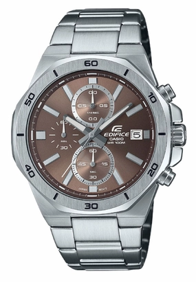 Casio Edifice EFV-640D-5A Chonograph Stainless Steel Strap Watch For Men