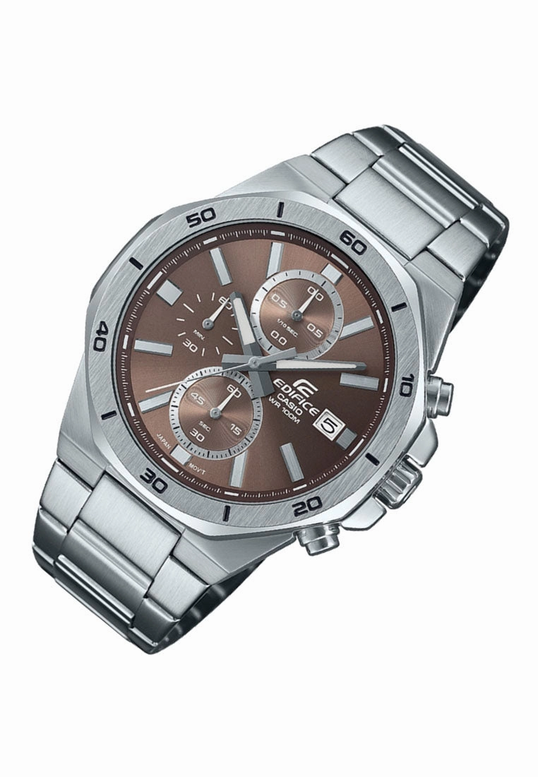 Casio Edifice EFV-640D-5A Chonograph Stainless Steel Strap Watch For Men