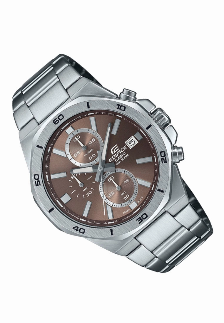 Casio Edifice EFV-640D-5A Chonograph Stainless Steel Strap Watch For Men