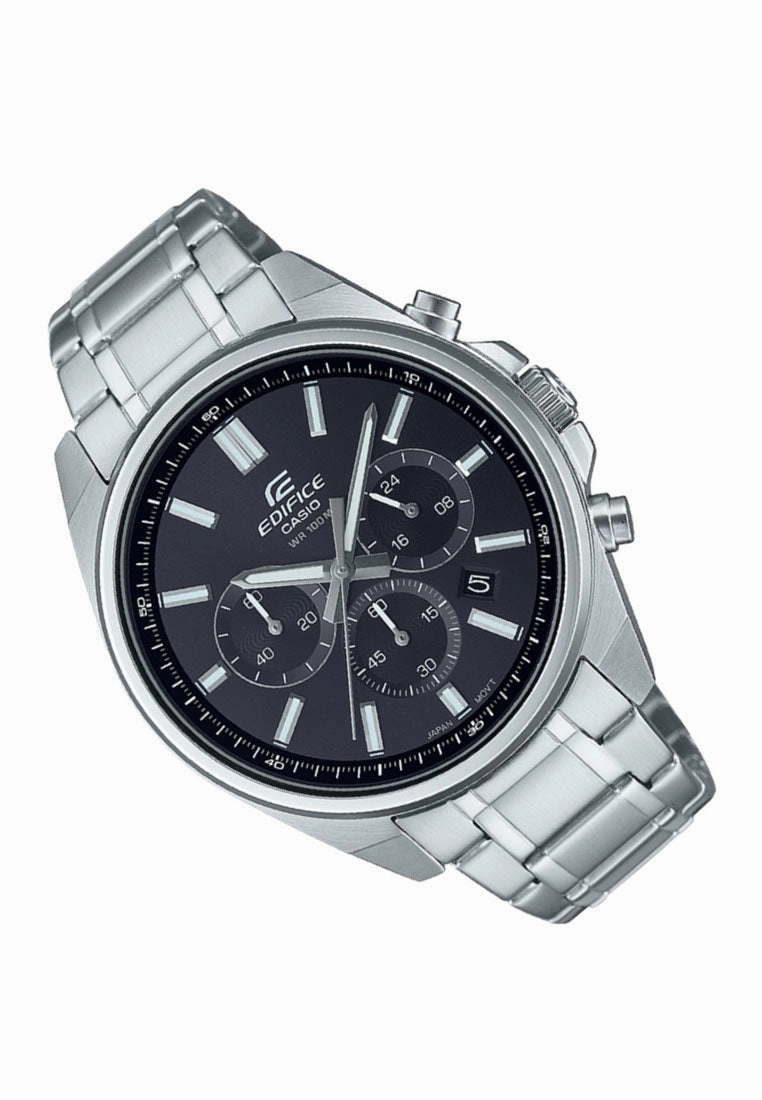 Casio Edifice EFV-650D-1A Chronograph Stainless Steel Strap Watch for Men