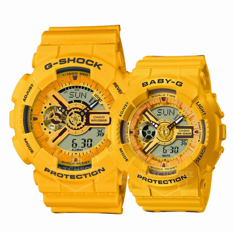 Casio G-Shock & Baby-G Honey-Inspired 2022 Limited Models SLV22A-9A SLV-22A-9A [Couple Watch Set]