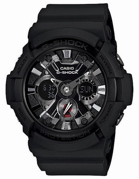 Casio G-Shock Analog-Digital Anti-Magnetic Watch - All Black Caseand Strap