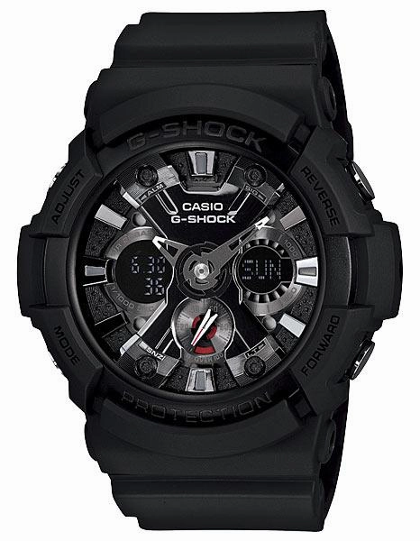 Casio G-Shock Analog-Digital Anti-Magnetic Watch - All Black Caseand Strap