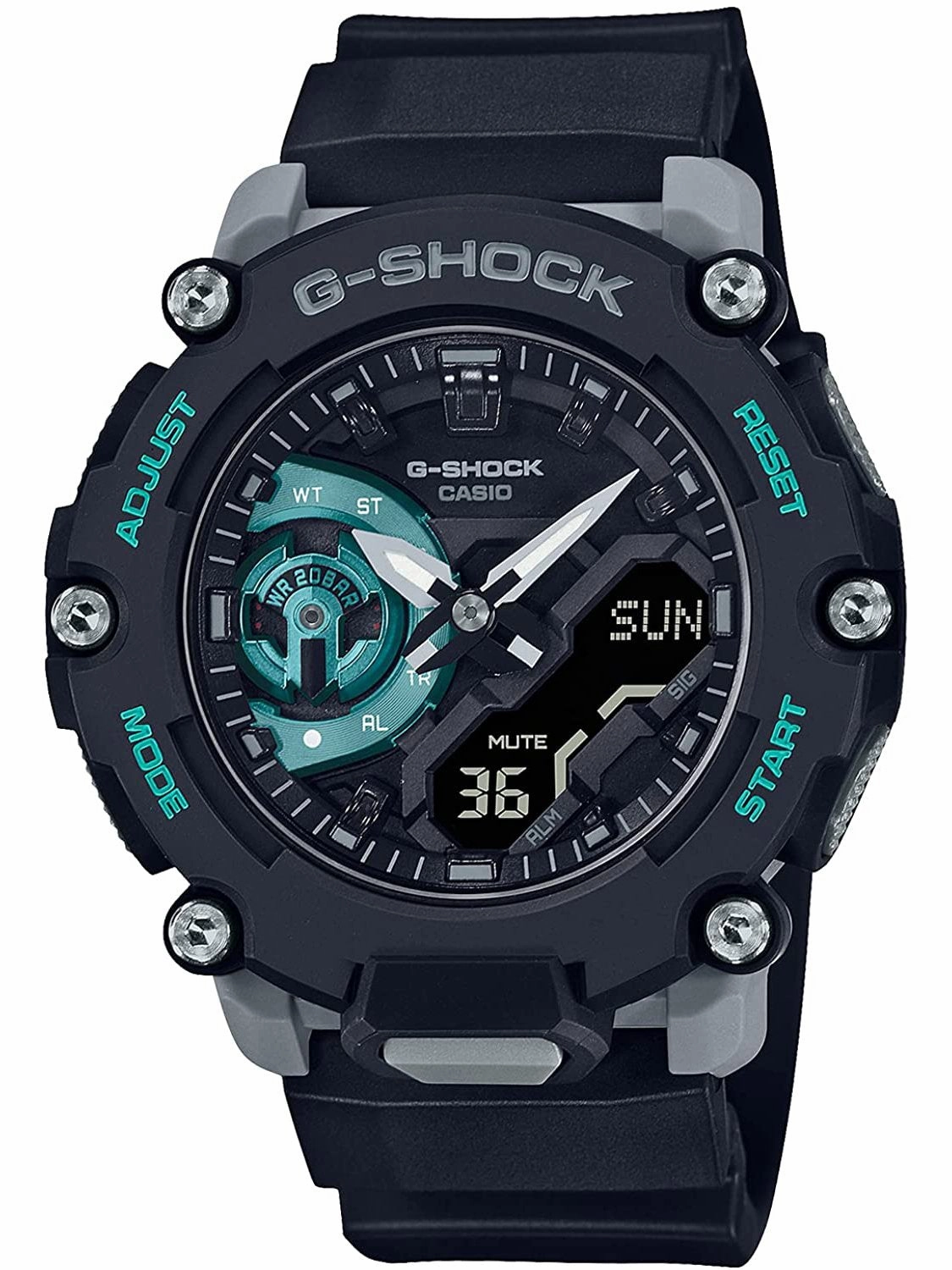Casio G-Shock Carbon Core Guard Structure GA2200M-1A Mens Ana-Digi Watch