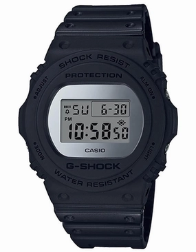 Casio G-Shock Classic Revial  Watch - Mirrored Face - Black - Digital - 200M