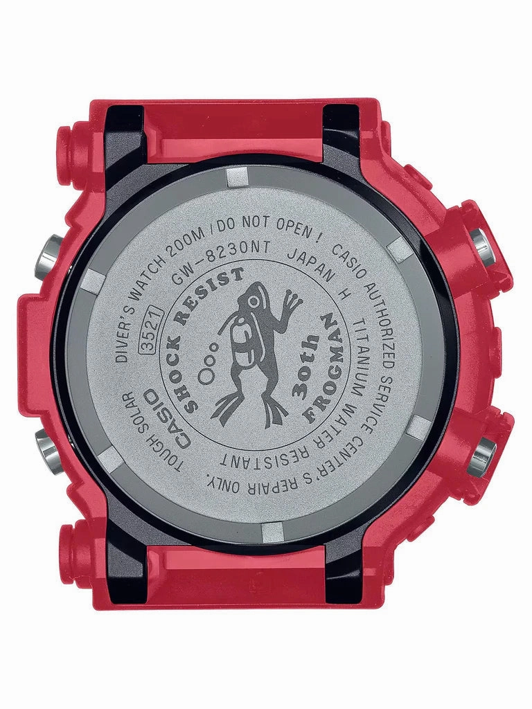 Casio G-Shock FROGMAN RED 30th Anniversary Limited Edition Mens Watch GW8230NT-4