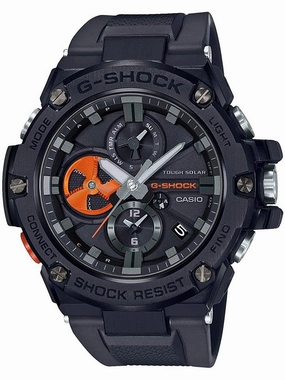 Casio G-Shock G-Steel Bluetooth Black IP Mens Watch GSTB100B-1A4