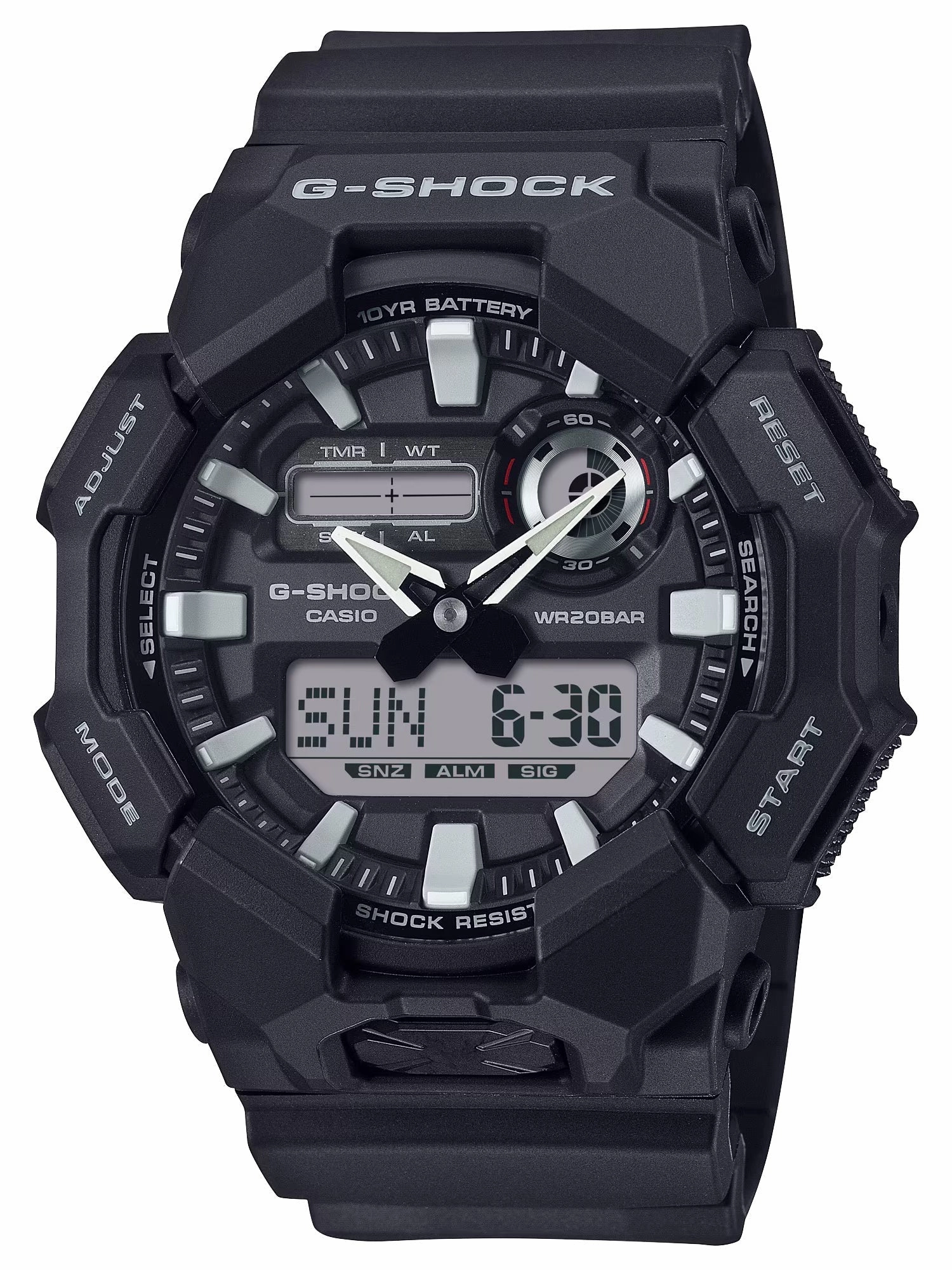 Casio G-Shock GA010-1A Bio-Resin High-Brightness LED Black Mens Watch
