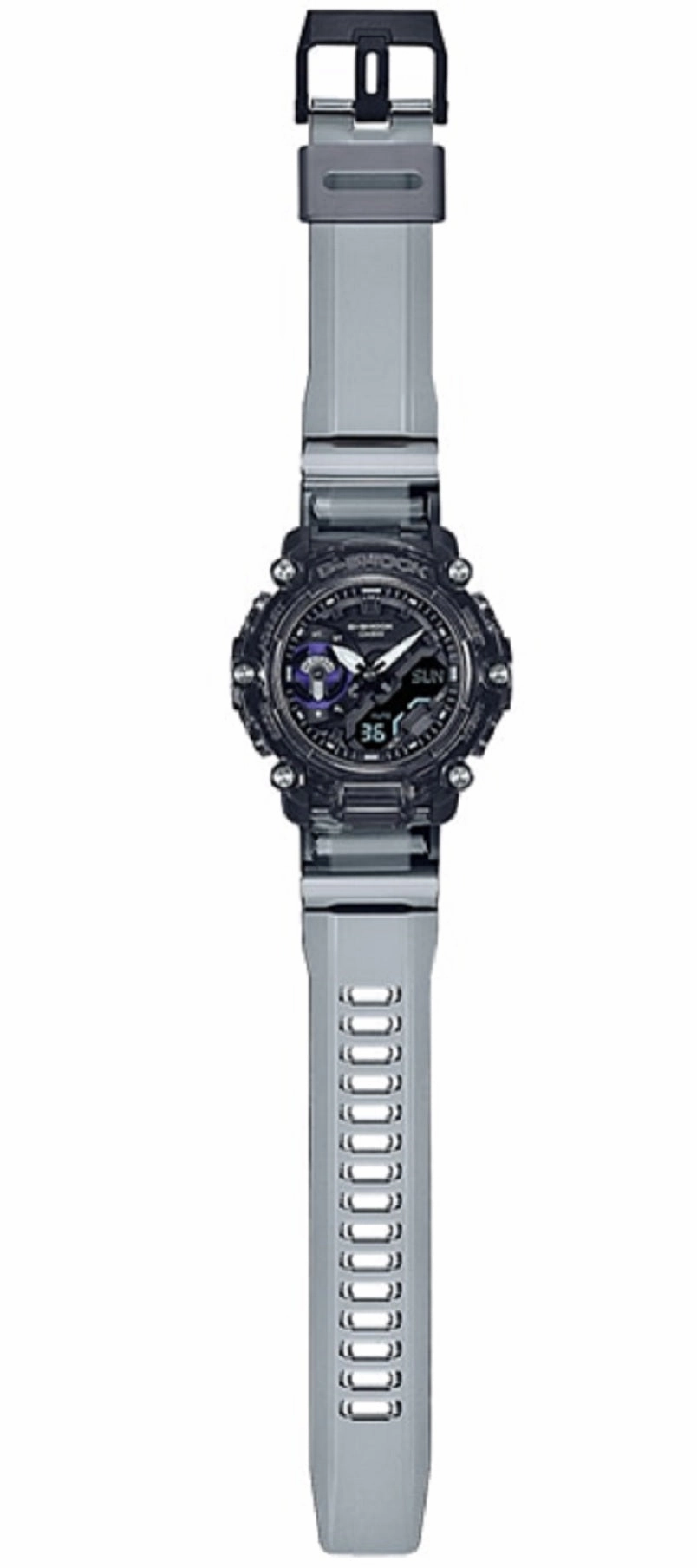 Casio G-shock GA-2200SKL-8A Digital Analog Stainless Steel Strap Watch For Men