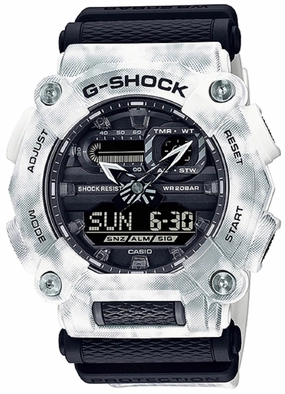Casio G-shock GA-900GC-7A Digital Analog Rubber Strap Watch For Men