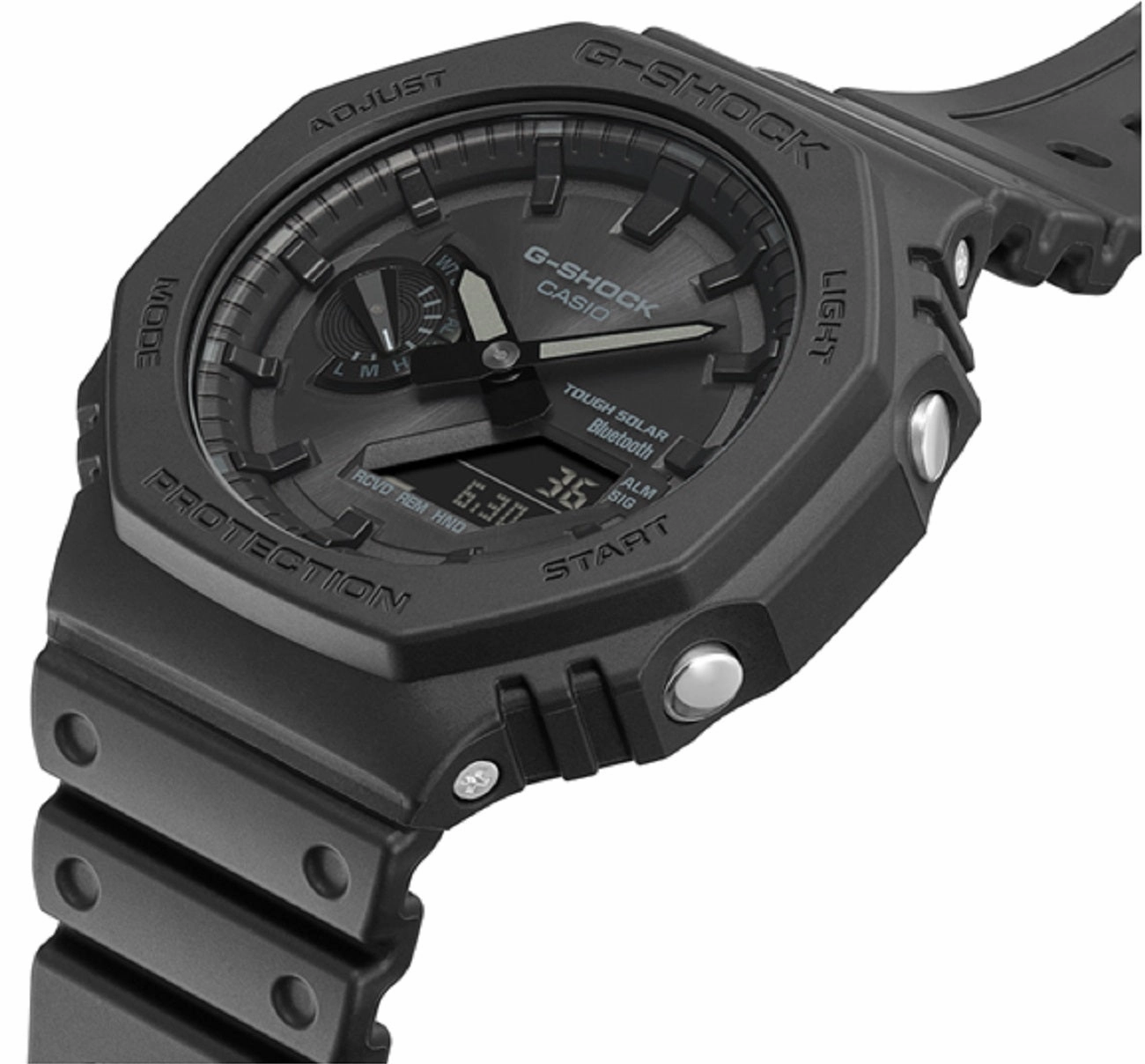 Casio G-shock GA-B2100-1A1 Digital Analog Rubber Strap Watch For Men