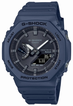 Casio G-shock GA-B2100-2A Digital Analog Rubber Strap Watch For Men