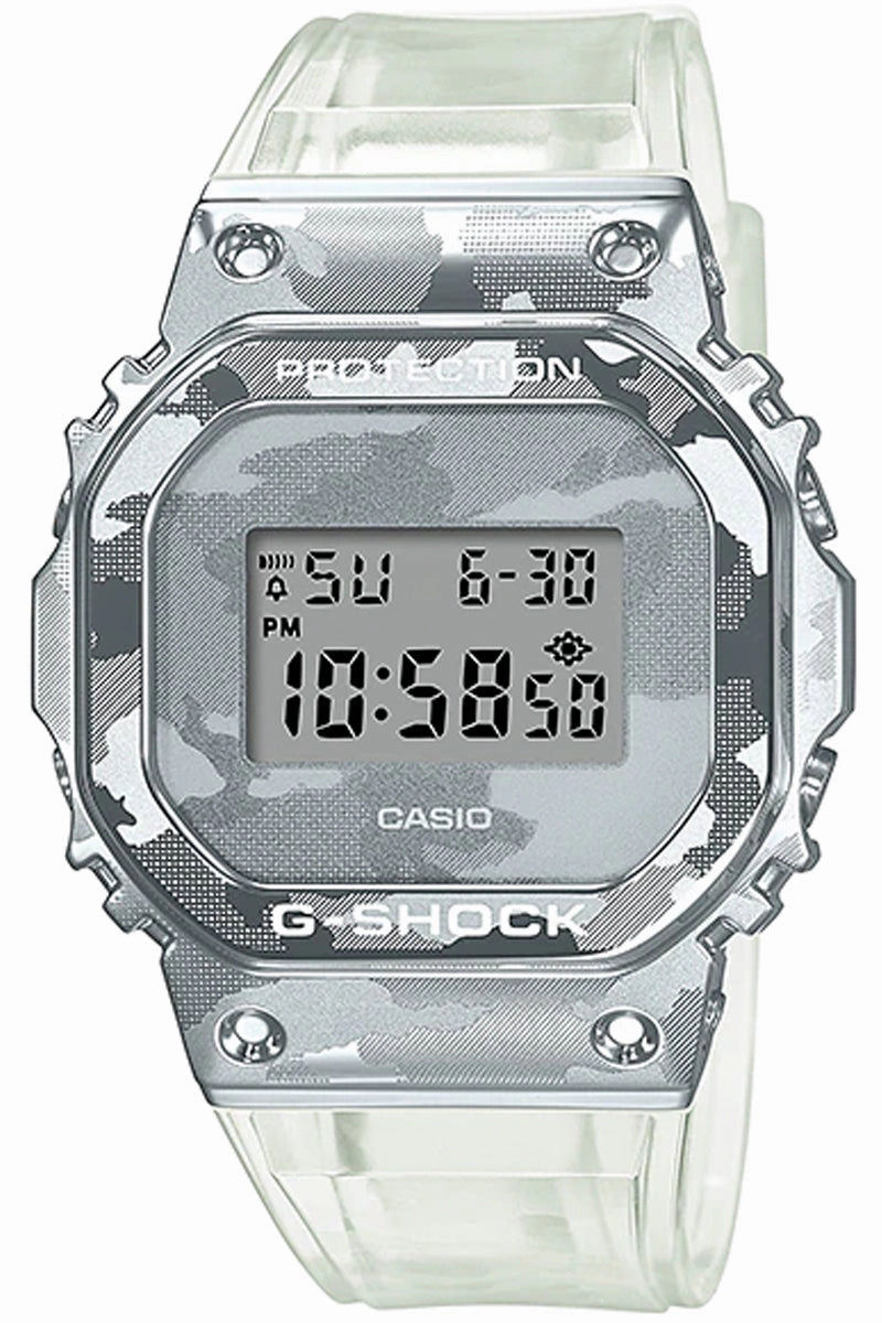 Casio G-shock GM-5600SCM-1DR Skeleton Camouflage Series Digital Watch
