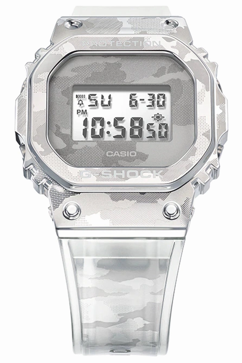 Casio G-shock GM-5600SCM-1DR Skeleton Camouflage Series Digital Watch