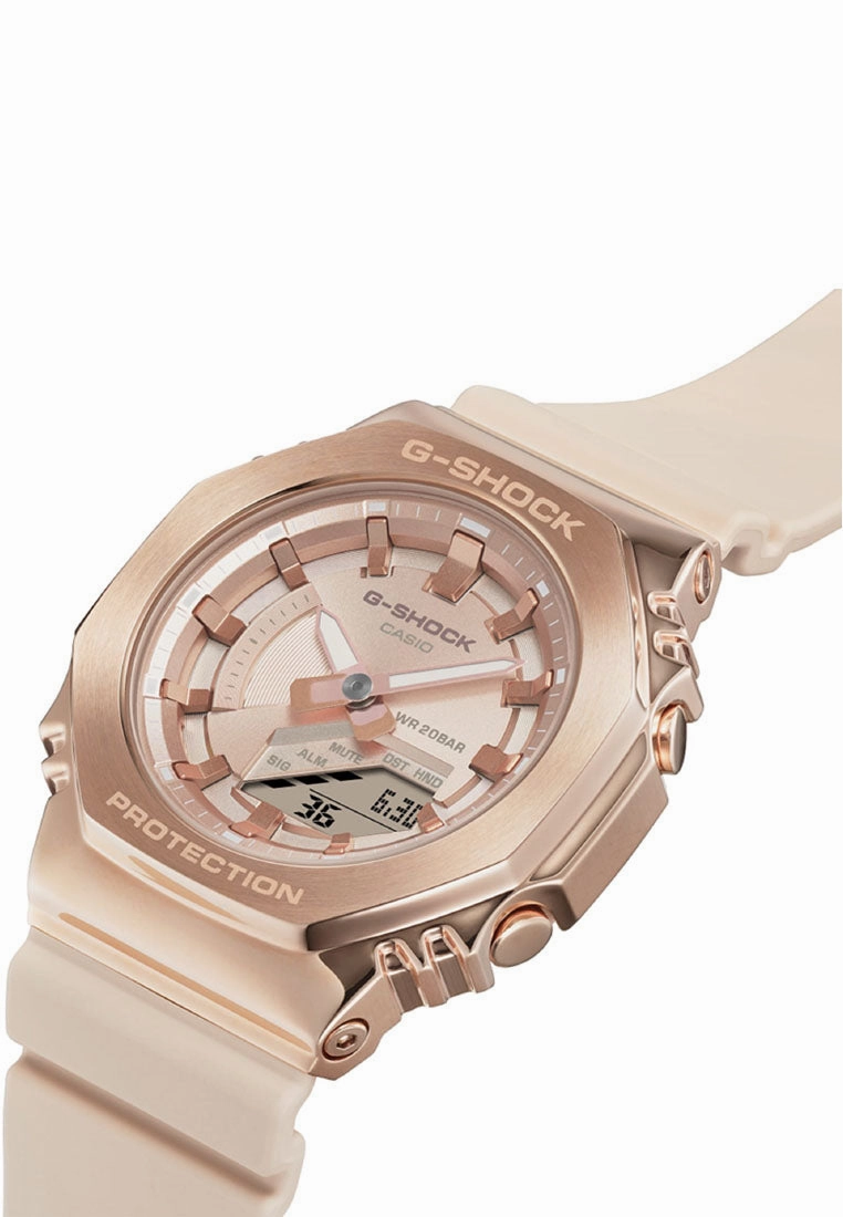 Casio G-shock GM-S2100PG-4A Digital Analog Rubber Strap Watch