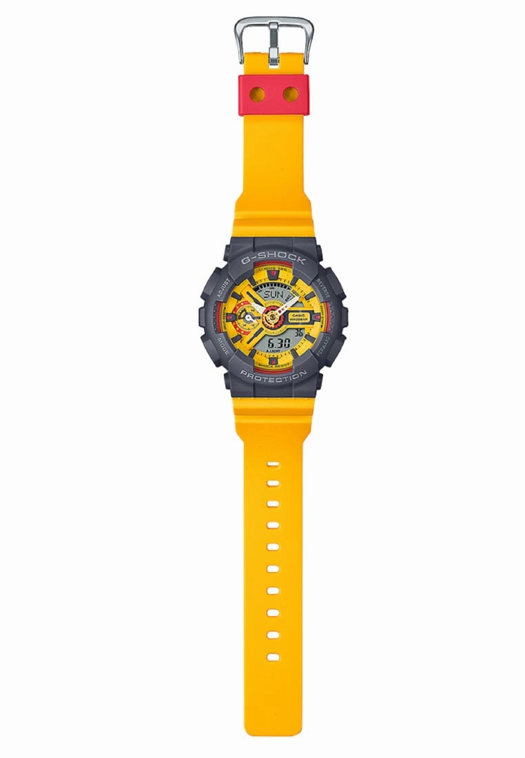 Casio G-shock GMA-S110Y-9A Digital Analog Rubber Strap Watch