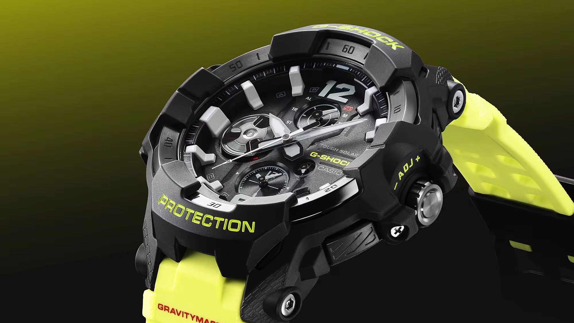 Casio G-Shock GRAVITYMASTER RESCUE YELLOW Bluetooth Mens Watch GRB300RY-1A9