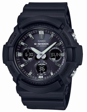 Casio G-Shock Mens GAS100 Series - Analog/Digital - Black - World Time